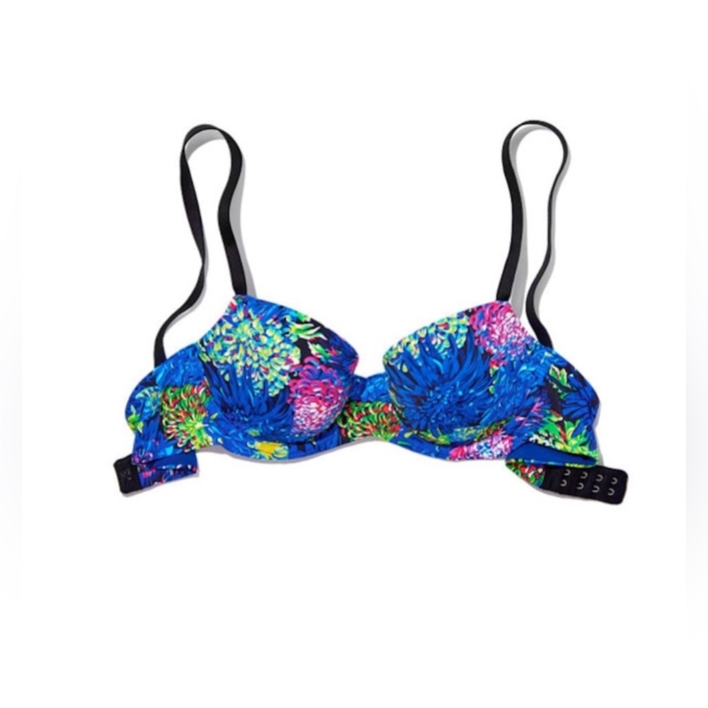NWT Victoria's Secret X Mary Katrantzou Fashion Show Floral Lined Demi Bra - Picture 4 of 7